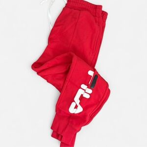 Fila Vibrant Red Women's Joggers
